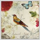 Oil Paintings Floral Style Canvas Material With Wooden Stretcher Ready To Hang Size70*70CM .