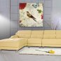 Oil Paintings Floral Style Canvas Material With Wooden Stretcher Ready To Hang Size70*70CM .