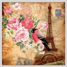 Oil Paintings Floral Style Canvas Material With Wooden Stretcher Ready To Hang Size70*70CM .