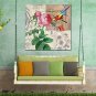 Oil Paintings Floral Style Canvas Material With Wooden Stretcher Ready To Hang Size70*70CM .