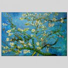 Flower Style Canvas Material Oil Paintings with Stretched Frame Ready To Hang Size 90*60CM