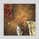 Oil Painting Still Life  Canvas Material with Stretched Frame Ready To Hang SIZE70*70CM.