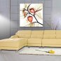 Oil Paintings Flower Style Canvas Material With Wooden Stretcher Ready To Hang Size60*60CM and 70*