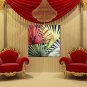 Botanical Style Canvas Material Oil Paintings with Stretched Frame Ready To Hang Size 70*70 CM