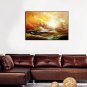 Oil Paintings Modern Sea View, Canvas Material with Stretched Frame Ready To Hang SIZE:60*90CM.