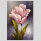 Oil Paintings Flower Style , Canvas Material with Stretched Frame Ready To Hang SIZE:60*90CM.