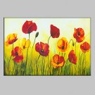 Oil Paintings Flower Style , Canvas Material with Stretched Frame Ready To Hang SIZE:60*90CM.