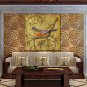 Oil Paintings Modern Flower And Bird Style Canvas Material With Wooden Stretcher Ready To Hang SIZ