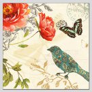 Oil Paintings Modern Flower And Bird Style Canvas Material With Wooden Stretcher Ready To Hang SIZ