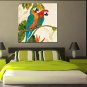Oil Paintings Modern Flower And Bird Style Canvas Material With Wooden Stretcher Ready To Hang SIZ
