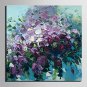 Mini Size E-HOME Oil painting Modern Flowers In Clusters Pure Hand Draw Frameless Decorative Paint