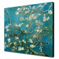 Canvas Print Paintings Almond Branches in Bloom San Remyc.1890 by Vincent Van Gogh Hand-Painted Re