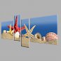 Hand-Painted Modern Abstract Oil Painting Four Panel Canvas Oil Painting Multi Split Oil Painting