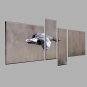Hand-Painted Modern Abstract Oil Painting Two Panel Canvas Oil Painting Per Panel Size 60*90CM
