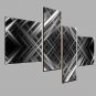 Hand-Painted Modern Abstract Oil Painting Four Panel Canvas Oil Painting Multi Split Oil Painting