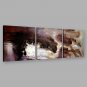 IARTS Hand Painted Modern Abstract Red Color Circle Triptych Oil Painting On Canvas Set of 3 with
