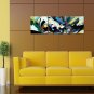 IARTS Hand Painted Modern Abstract Red Color Circle Triptych Oil Painting On Canvas Set of 3 with