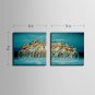 Mini Size E-HOME Oil painting Modern Abstract Circle Pure Hand Draw Frameless Decorative Painting