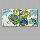 100%  Hand-Painted Abstract / Floral/Botanical Hang-Painted Oil PaintingModern / Classic One Panel