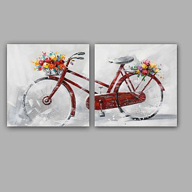 100% Hand-Painted Abstract Hang-Painted Oil PaintingModern / Classic One Panel Canvas Oil Painting