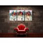 3-Sets Oil Painting Modern Abstract City Building Design with Good Quality Cheap Price