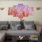 IARTS Oil Painting Modern Abstract Purple and Red Color Art Acrylic Canvas Wall Art For Home Decor