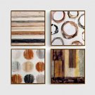 Hand-Painted Landscape Oil Painting Five Panel Canvas Oil Painting Per Panel Size 30x50cm*2  30x70
