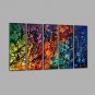 5 Pieces Oil Paintings Abstract Painting Handmade