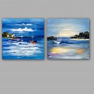 100% Hand-Painted Abstract Hang-Painted Oil PaintingModern / Classic One Panel Canvas Oil Painting