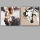 Hand-Painted Abstract / Animal 100% Hang-Painted Oil PaintingModern / Classic One Panel Canvas Oil
