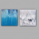 100% Hand-Painted Abstract Hang-Painted Oil PaintingModern / Classic One Panel Canvas Oil Painting
