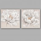 100%  Hand-Painted Abstract / Floral/Botanical Hang-Painted Oil PaintingModern / Classic One Panel