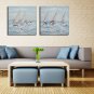 100% Hand-Painted Abstract Hang-Painted Oil PaintingModern / Classic One Panel Canvas Oil Painting
