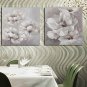 100%  Hand-Painted Abstract / Floral/Botanical Hang-Painted Oil PaintingModern / Classic One Panel