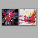 100% Hand-Painted Abstract Hang-Painted Oil PaintingModern / Classic One Panel Canvas Oil Painting