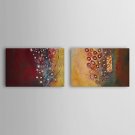 Hand-Painted Abstract Two Panels Canvas Oil Painting For Home Decoration