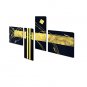 Hand-Painted Abstract Modern Four Panels Canvas Oil Painting For Home Decoration