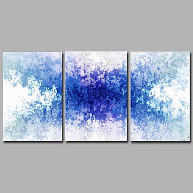 H2O Type-H 3 Panels 100% Hand-painted Oil Paintings on Canvas Modern Artwork Wall Art for Room Dec
