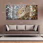 Hand-Painted AbstractClassic Three Panels Canvas Oil Painting For Home Decoration