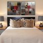 Hand-Painted Abstract Two Panels Canvas Oil Painting For Home Decoration