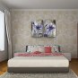 Oil Painting Modern Flower Hand Painted Canvas with Stretched Frame Set of 2