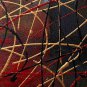 Canvas Oil Paintings Set of 5 Modern Abstract Reds Block Hand-painted Canvas Painting Ready to Han