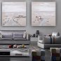 Hand-Painted Abstract 100% Hang-Painted Oil PaintingModern / Classic One Panel Canvas Oil Paintin