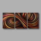 Ready to Hang Hand-Painted Oil Painting on Canvas Wall Art Contempory Abstract Brown Color Home De
