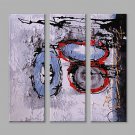 IARTS Oil Painting Modern Abstract Set of 3 Art Acrylic Canvas Wall Art For Home Decoration