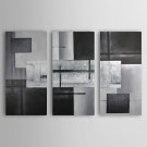 Hand-Painted AbstractClassic Three Panels Canvas Oil Painting For Home Decoration