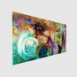 Hand-Painted Abstract Modern,One Panel Canvas Oil Painting