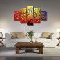 Ready to Hang Stretched Framed Hand-painted Oil Painting Canvas Wall Art Blossom Trees Flowers Mod