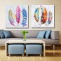 100% Hand-Painted Abstract / Animal Dogs Hang-Painted Oil PaintingModern / Classic One Panel Canv