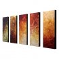 Hand-Painted Abstract Horizontal,Classic Five Panels Oil Painting For Home Decoration